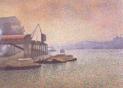 Georges Lemmen View of the Thames (nn02) oil painting picture